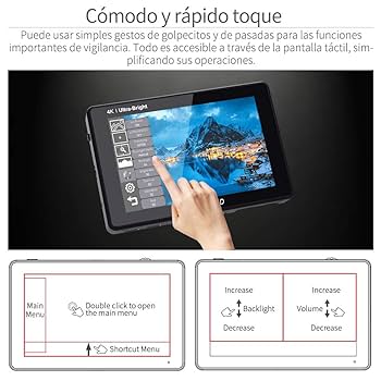 フィールワールド LUT7 PRO FEELWORLD LUT7 PRO 7 cali 2200 nits 3D LUT ekran dotykowy